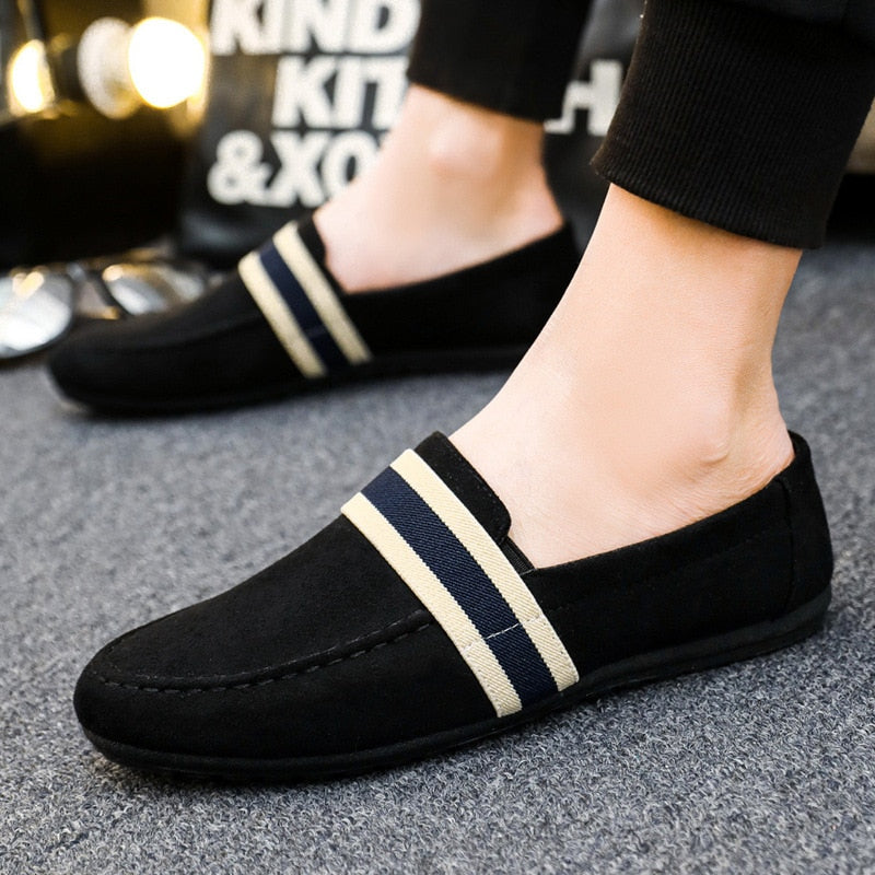 Spring Summer Men Loafers Casual Shoes Canvas Man Shoes Light Breathable Fashion Flat Footwear Eur 38-44