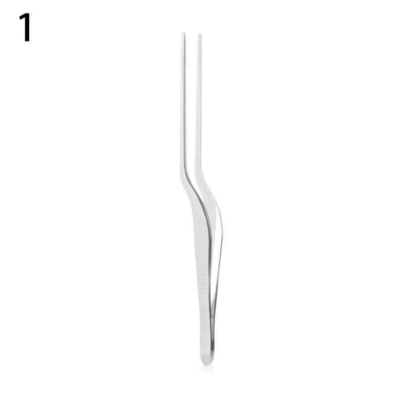 14/16/20/23/26/30cm Kitchen Tweezer BBQ Food Tweezer Clip Mini Chief Tongs Stainless Steel Portable For Picnic Barbecue Cooking