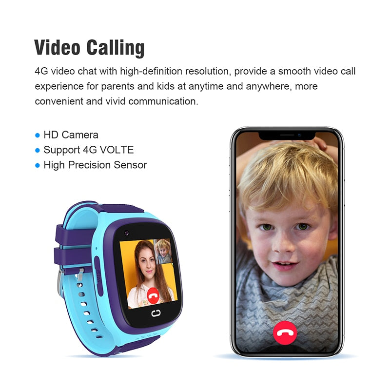 LT31 4G Kids Smart Watch WIFI GPS Tracker Baby Phone Watch SOS HD Video Call Touch Screen IP67 Waterproof children&