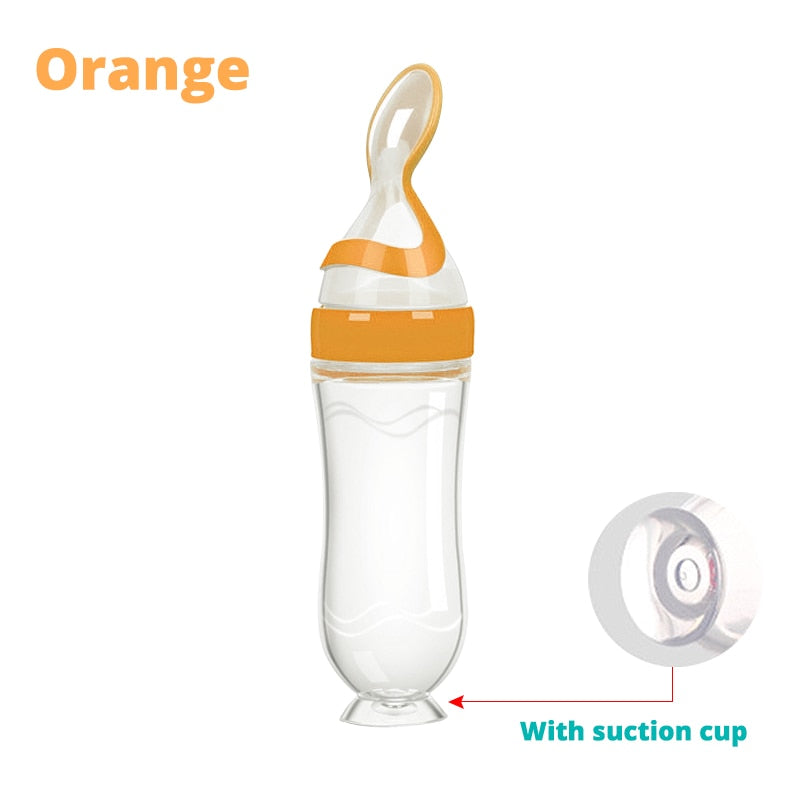 Baby Feeding Bottle Spoon Milk Bottle Baby Training Feeder Food Supplement Food feed Spoon baby gadgets BPA Free