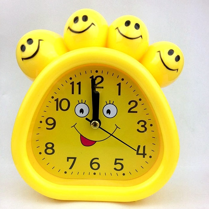 Children Alarm Clock Cartoon Bear Frog Cat Silent Clocks Watch Time Stand Cat Clocks Home Decoration Mute Electronic Desk Clock