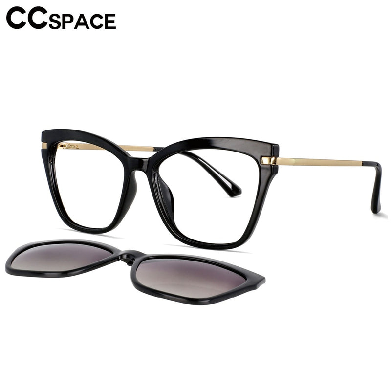 53684 TR90 Anti Blue Light Glasses Frames Polarized Flip-on Sunglasses Men Women Fashion Computer Eyeglasses