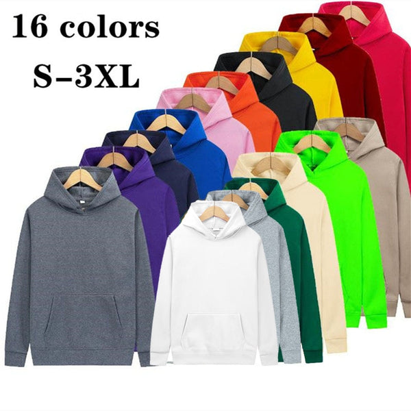 New Brand Men&#39;s/Women&#39;s  Hoodies Spring Autumn Winter Male Casual Fashion Hoodies Sweatshirts Solid Color Hoodies Hip Hop Tops