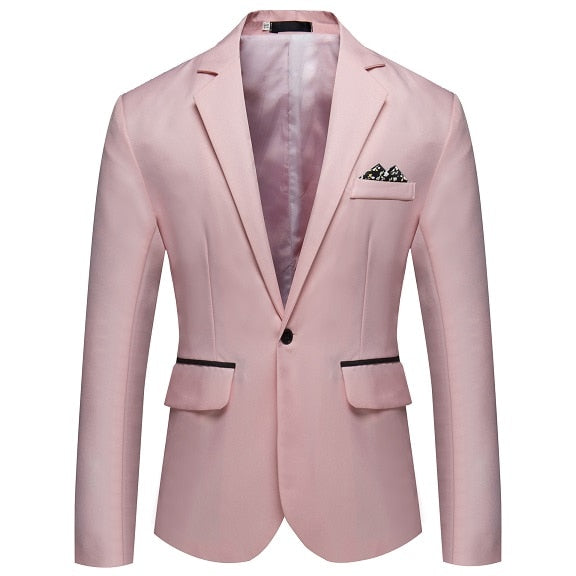 Men Slim Fit Office Blazer Mens Jacket Wedding Dress Casual Business Male Suit Coats Elegant Suit Man Jackets for Men&