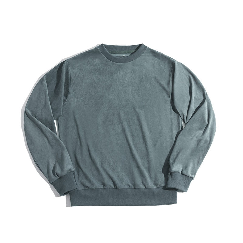 Maden Harajuku Vintage Sweatshirt Men Navy Retro Cotton Sweatershirts Men&