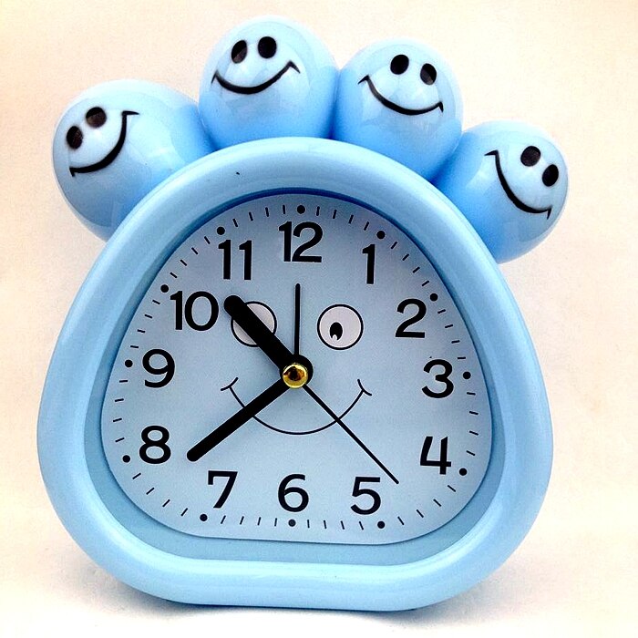 Children Alarm Clock Cartoon Bear Frog Cat Silent Clocks Watch Time Stand Cat Clocks Home Decoration Mute Electronic Desk Clock