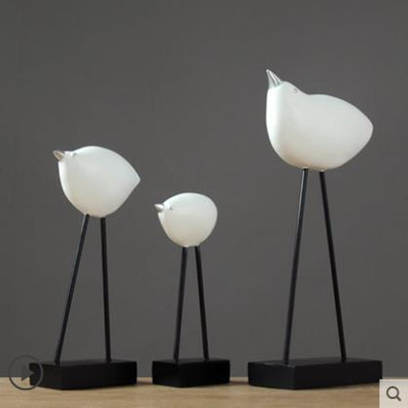 European Decorative Crafts, Resin Bird Sculptures, Home Office Shop Desktop Decorative Artwork, Birthday Gifts