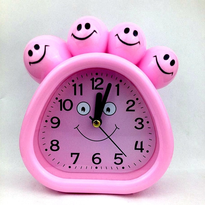 Children Alarm Clock Cartoon Bear Frog Cat Silent Clocks Watch Time Stand Cat Clocks Home Decoration Mute Electronic Desk Clock