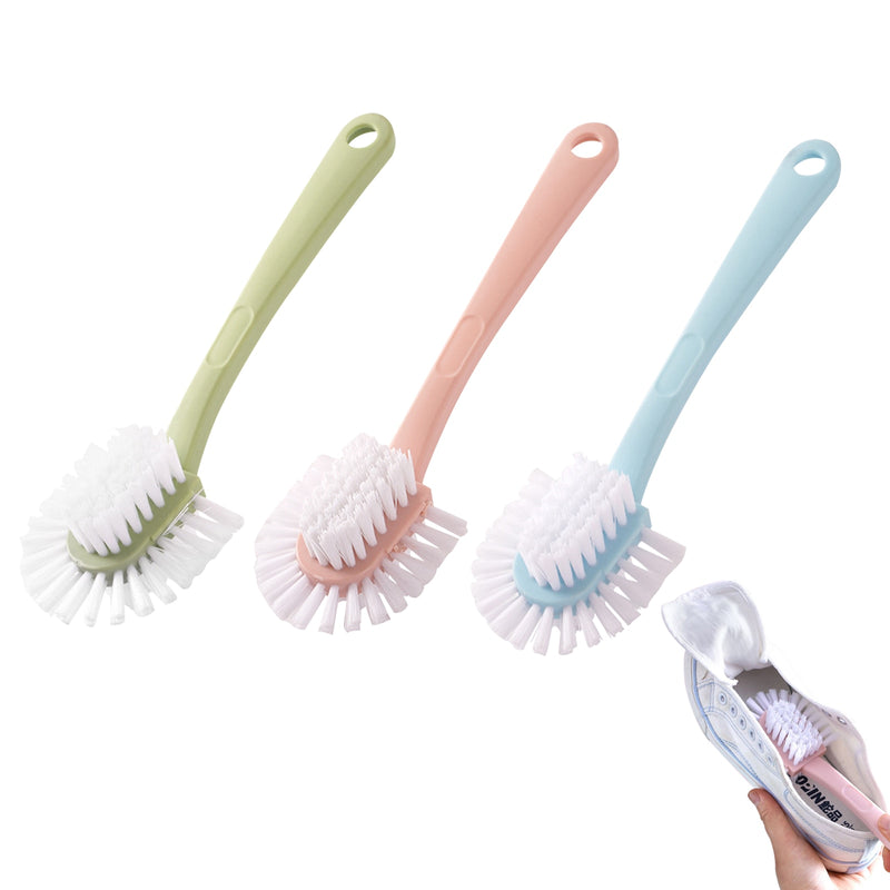 New 5-sided Long Handle Shoe Cleaning Brush Shoe Cleaner Washing Toilet Lavabo Dishes Shoes Clean Wash Brush Home Cleaning Tools