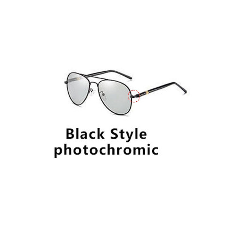 Photochromic Sunglasses Men Polarized Driving Chameleon Glasses Male Change Color Sun Glasses Day Night Vision Driver&