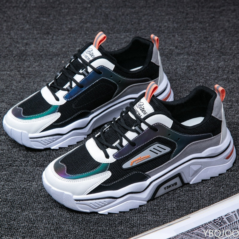 Men&#39;s Shoes 2022 New Style Summer Breathable Wild Mesh Sports Casual Youth Increase Old Fashion Men&#39;s Shoes Shoes for Men