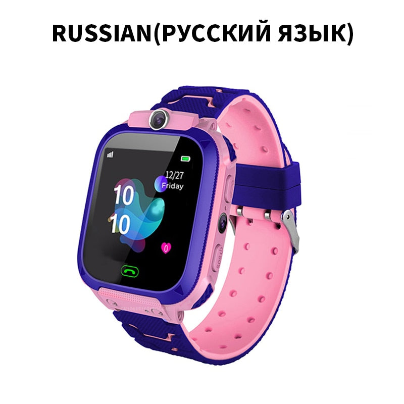 Kids Smart Watch 2022 New SOS Smartwatch For Children Sim Card LBS Location Photo Waterproof Gift For Boys and Girls IOS Android