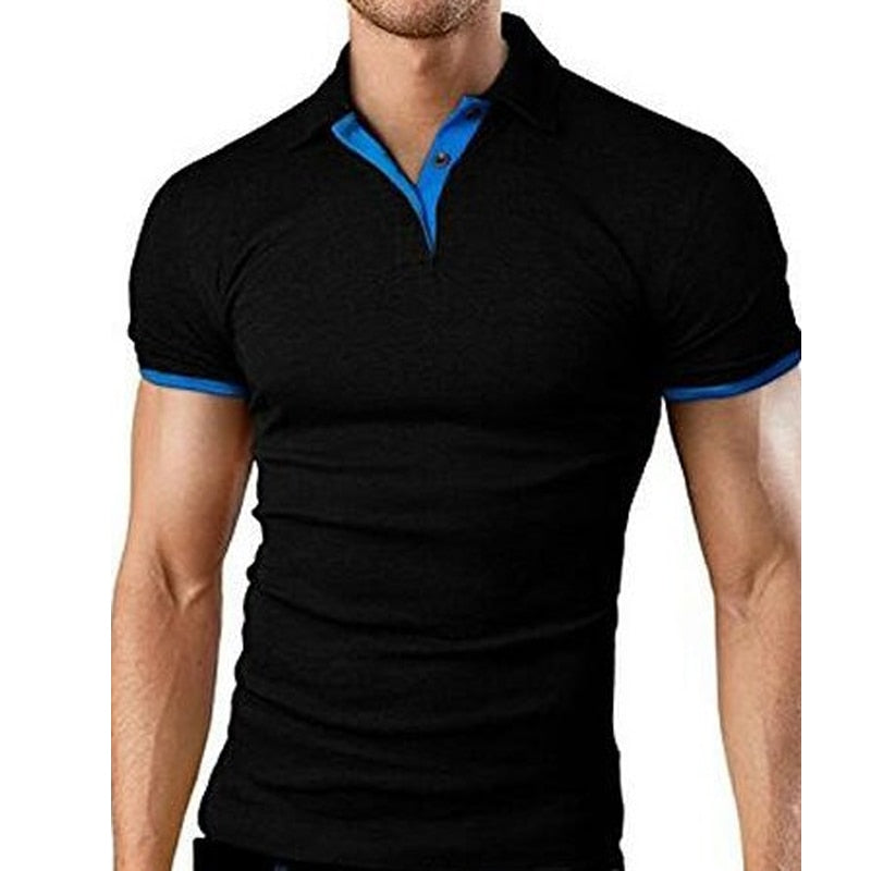 Covrlge Polo Shirt Men Summer Stritching Men&