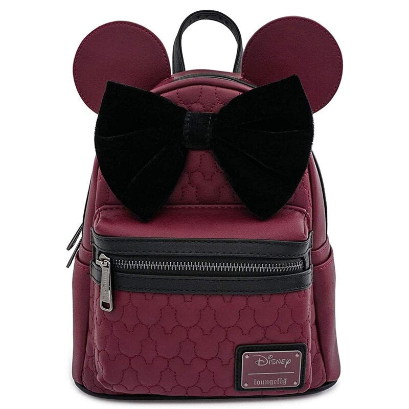 Disney PU Leather Stitch Women Backpack Loki Baby Yoda Lady Bags Toy Story 3 Alien Children Schoolbag Brand Handbag For Girls