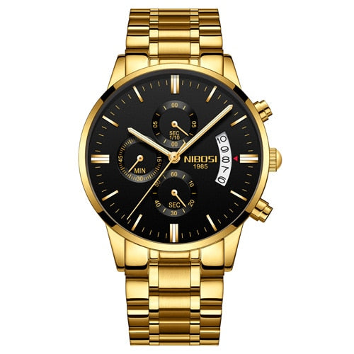 NIBOSI Relogio Masculino Men Watches Luxury Famous Top Brand Men&