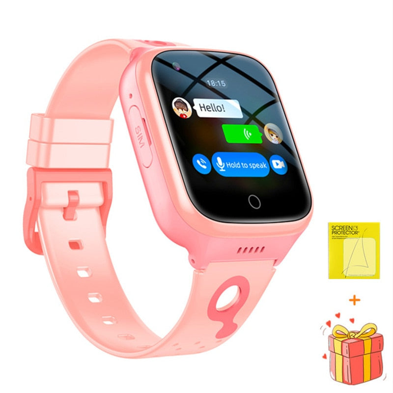 4G Kids Smart Watch Phone 1000mAh Waterproof IP67 Video Call SOS GPS LBS WIFI Location Tracker Remote Monitor Children Watch K9