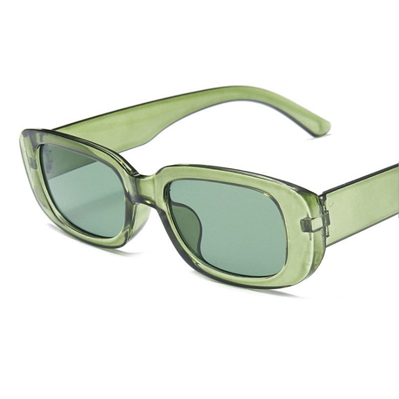 2022 New Fashion Vintage Sunglasses Classic Retro Square Sunglasses Women Brand Vintage Travel Small Rectangle Sun Glasses