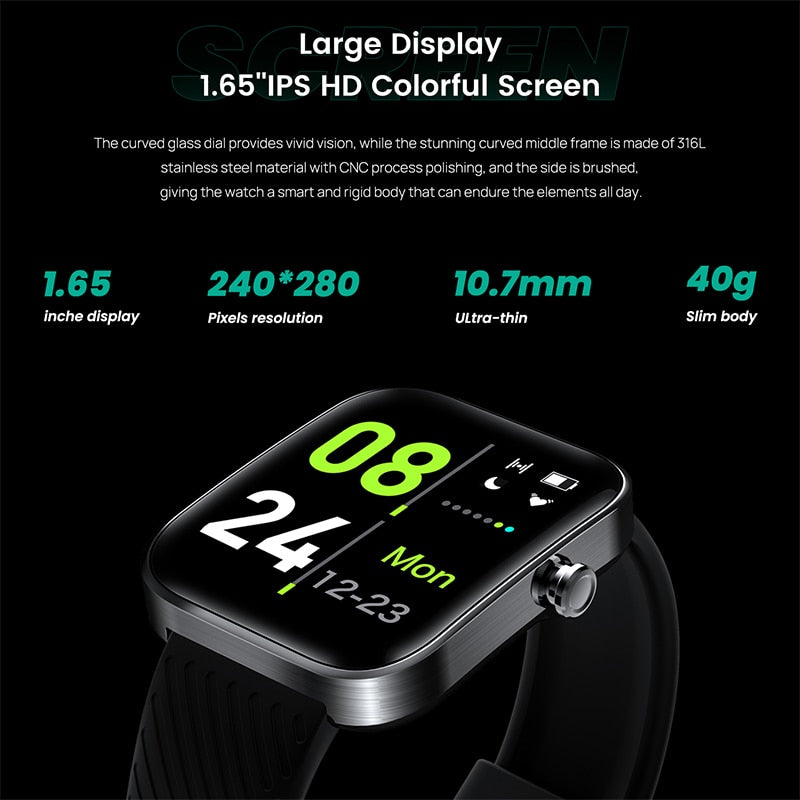 NORTH EDGE ECG Smart Watch Men Heart Rate Blood Pressure Oxygen Stress Body Temperature Fitness Sport Smartwatch For Android IOS