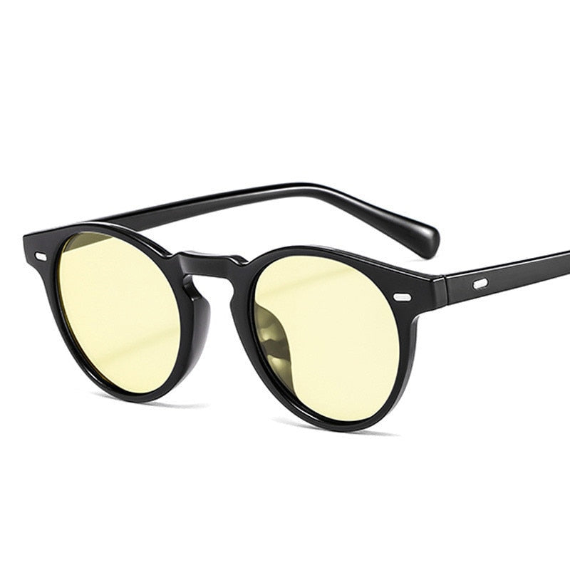 Luxury Brand Designer Sunglasses Men 2021 Vintage Red Blue Round Sun Glasses Women Driving Retro Sunglass Mens UV400
