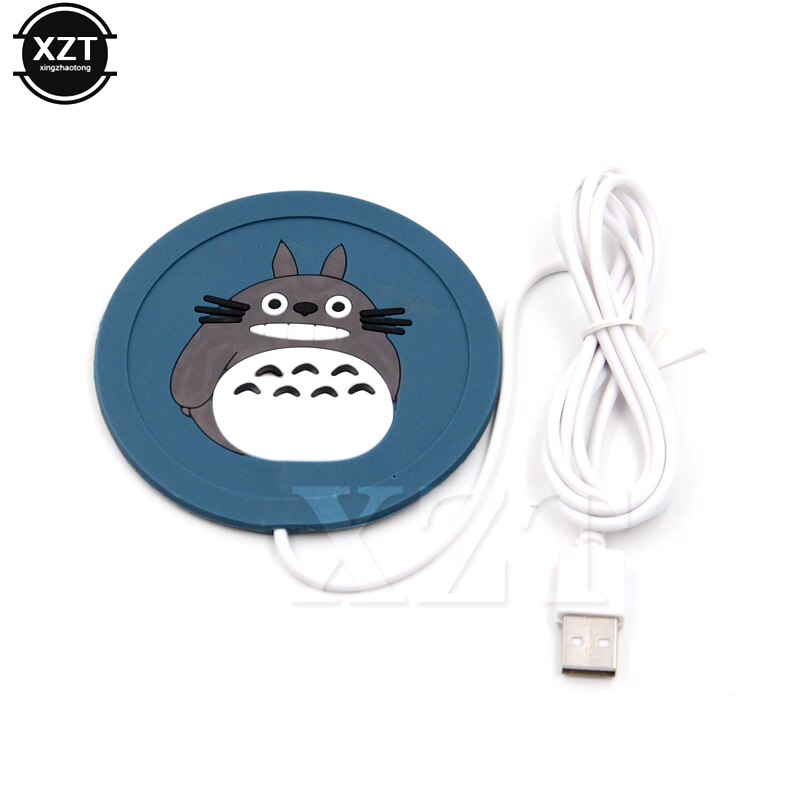 HOT 5V USB Warmer Gadget Cartoon Silicone thin Cup-Pad Coffee Tea Drink usb Heater Tray Mug Pad nice Gift Hot Drink Beverage Cup