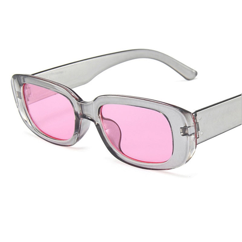 2022 New Fashion Vintage Sunglasses Classic Retro Square Sunglasses Women Brand Vintage Travel Small Rectangle Sun Glasses