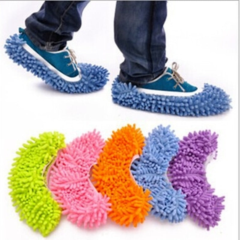 1piece Mop Slipper Floor Polishing Cover Cleaner Lazy Dusting Cleaning Foot Shoes Cover Shoes Dust Covers Home Cleaning Supplies