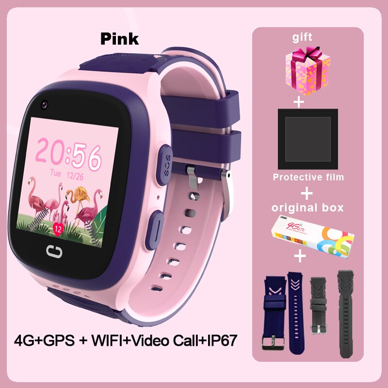 LT31 4G Kids Smart Watch WIFI GPS Tracker Baby Phone Watch SOS HD Video Call Touch Screen IP67 Waterproof children&