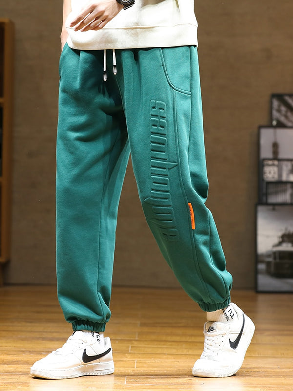 2022 New Men&#39;s Sweatpants Baggy Joggers Fashion Letter Hip Hop Streetwear Harem Pant Men Casual Cotton Loose Trousers 8XL