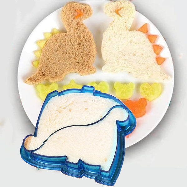 Diy Sandwich Cutter Mould Children Funny Cartoon Lunch Breakfast  Food Cutting Die Bread Mold Baking Tool Kitchen Accessories