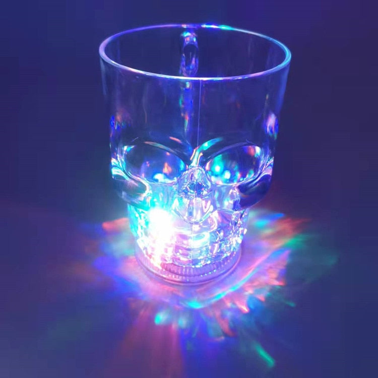 400ml Led Luminous Mug Color Changing Beer Mugs Water Sensor Light-emitting Cup for Neon Party Glow Drinkware Birthday Gift