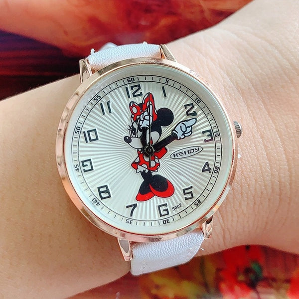 New Luxury Womens Watches Fashion Cute Cartoon Quartz Watch for Women Girl Small Dial Wristwatch Ladies Dress Watch Female Clock