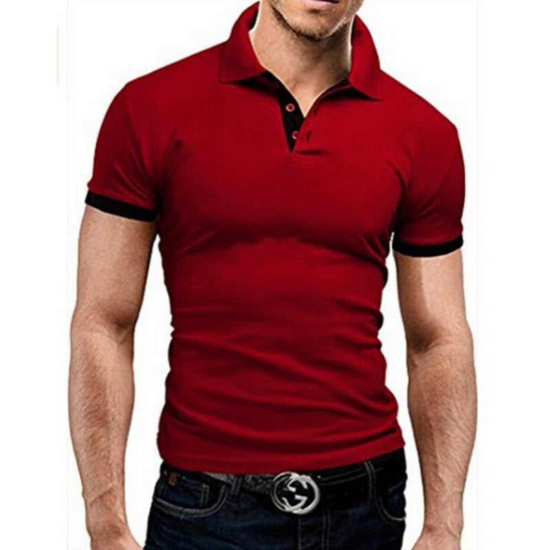 Covrlge Polo Shirt Men Summer Stritching Men&