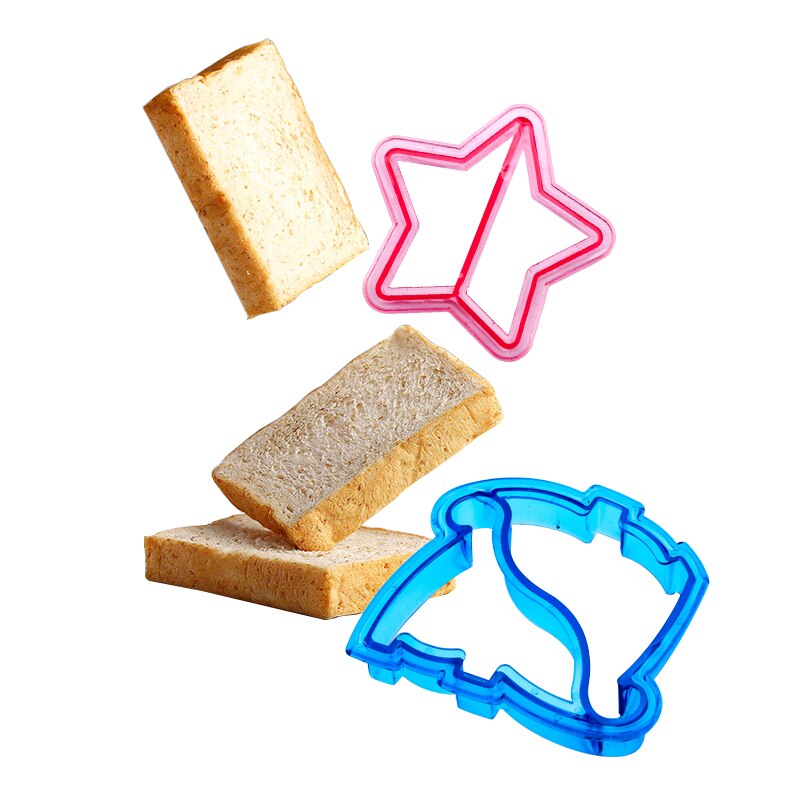 Sandwich Cutters  Mould Food Toast Bread Mold  Cute Baking Children Set Lunch Cutter Interesting Kitchen Accessories for Kids