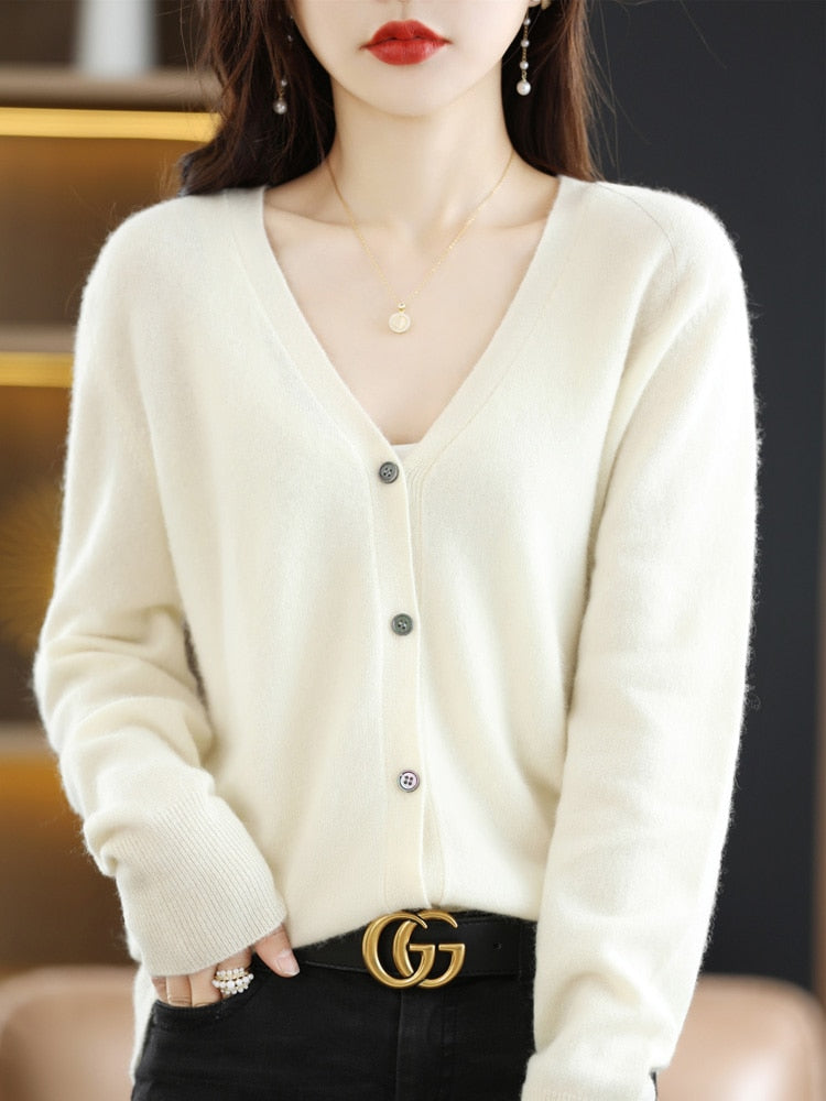 Knitted Cardigan Women&