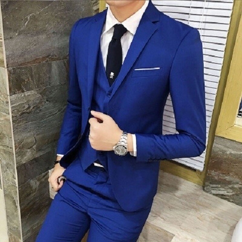 Mens Suits Clothing Suit Men Fashion for Wedding Four Seasons  Casual  New Outwear Two-pack of Pants and Jacket