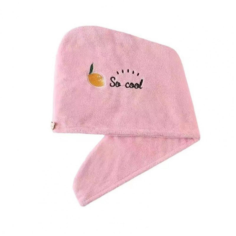 Hair Towel Super Absorbent Soft Coral Fleece Adults Women Cartoon Microfiber Towel for Household