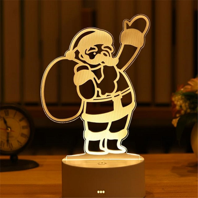 Romantic Love 3D Acrylic Led Lamp for Home Children&#39;s Night Light Table Lamp Birthday Party Decor Valentine&#39;s Day Bedside Lamp