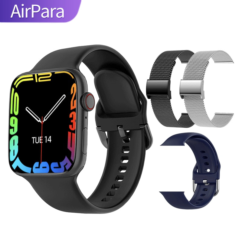 2022 NFC Smart Watch Men Women Smartwatch Door Access Control 1.9 in HD Screen Wireless Charging Dial Call Fitness Bracelet