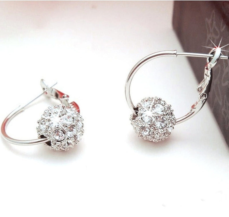 Fashion Trend Earrings Zircon Pendant Earrings Shiny Earrings for Women&