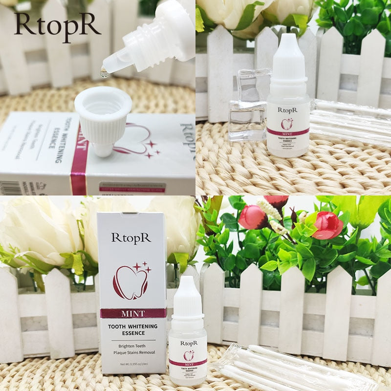 RtopR Teeth Whitening Essence Remove Plaque Stains Oral Hygiene Bleaching Products Cleansing Fresh Breath Dentistry Care Tools