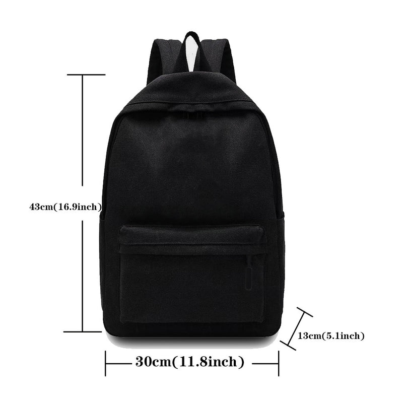 Unisex Shoulder Backpack Casual Solid Color Hiking Backpack Outdoor Sport School Bag Large Capacity Travel Laptop Rucksack