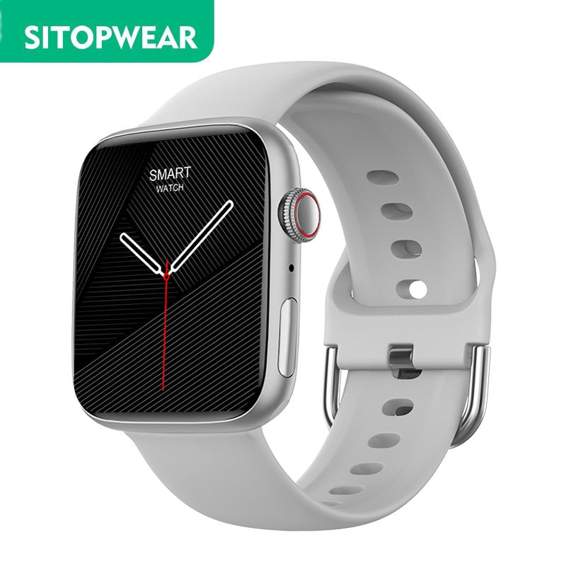 SitopWear Smart Watch 2022 Wireless Charging Smartwatch Bluetooth Calls Watches Men Women Fitness Bracelet Custom Watch Face