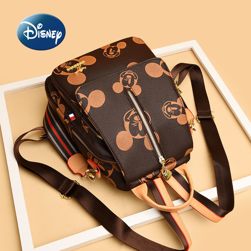 Disney Mickey New Women&#39;s Backpack Luxury Brand Women&#39;s Backpack Large Capacity Multifunctional Fashion Travel Backpack