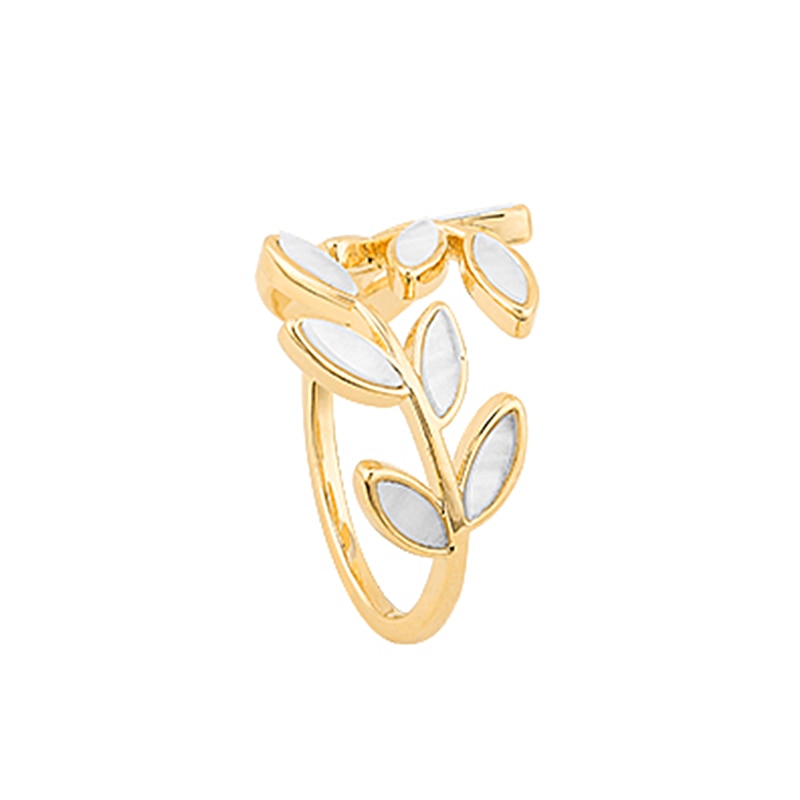 2020 New Creative Leaf Branch Shape Open Ring For Woman Fashion Korean Finger Jewelry Luxury Wedding Party Girl&