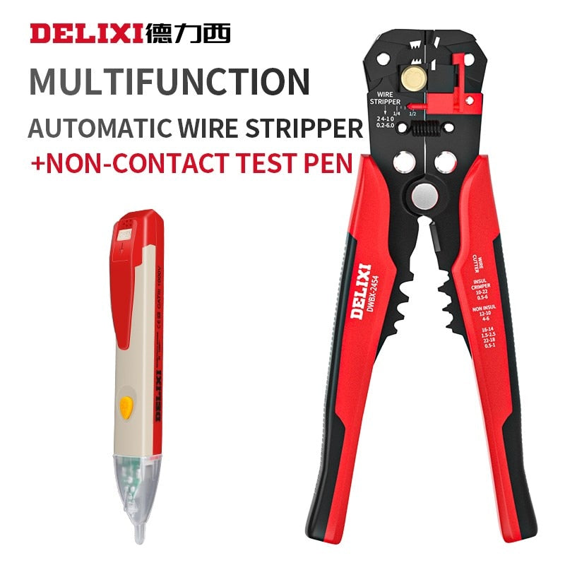 Professional Electrician Wire Tool Cable Wire Stripper Cutter Crimper Automatic Multifunctional Crimping Stripping Plier Tools