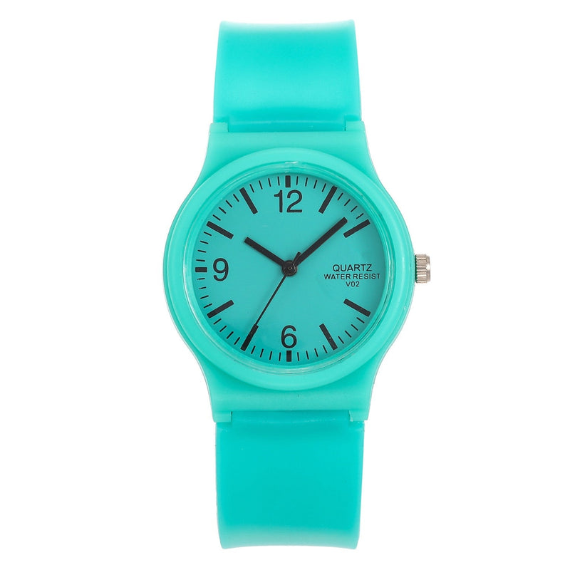 2021 New simple silicone Brand WOKAI Casual Quartz Watch Women Crystal Silicone Watches Relogio Feminino Wrist Watch Hot sale