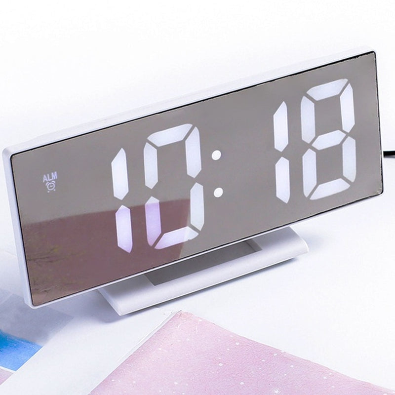 Digital Alarm Clock Desktop Watch for Kids Bedroom Home Decor Temperature Snooze Function Desk Table Clock LED Clock Electronic