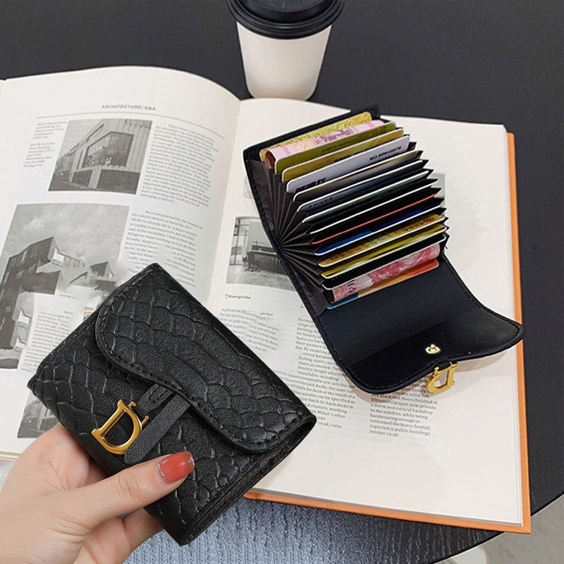 Luxury Women Card Holder Short Wallet Mini Women&