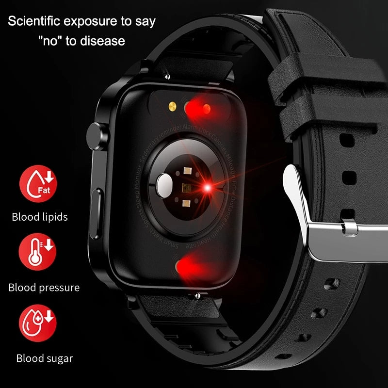 Smart Watch Men Laser Treatment Three High ECG PPG Heart Rate Blood Pressure Health Tracker Smart Watch For Huawei Xiaomi+Gift