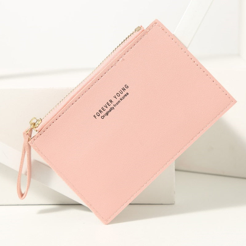 Unistybag Wallets for Women Luxury Designer Wallet Fashion Purses Solid Cute Small Wallet PU Girl Clutch Purse